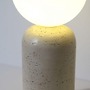 Stolní lampy dekorační - LD 12543-42 Kolekce Schöner Wohnen stolní lampa TRAVENTA, písková barva, vzhled travertinu, nastavitelná hlava, G9 volitelná žárovka - JUST LIGHT - foto 4