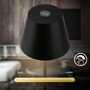 Stolní lampy dekorační - BRILO 7653015 BRILONER Kiki Nano stolní lampička - 1,5W, 130lm, nabíjecí, LED, stmívatelné, teplá bílá, černá 7653015 - foto 4