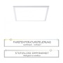 LED panely - LD 14532-16 FLAT LED panel, stropní svítidlo ploché slim, úspora místa 2700-5000K - LEUCHTEN DIREKT / JUST LIGHT - foto 4