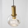 Koule - NV 9117002 Závěsné svítidlo BELAR čiré sklo a akryl mosazný kov LED 4.8W 230V 3000K IP20 - NOVA LUCE - foto 4