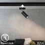 Lištové Briloner 230V - BRILO 8007015 LED spot 5,5W lištový systém 230V vysokonapěťový, stmívatelné, teplá bílá, 4x10 cm, černý - BRILO - foto 4