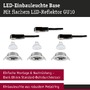 Kruhová - P 94953 LED vestavné svítidlo Base GU10 Flat výklopné 3x4,9W 230V stmívatelné 2700K kov kartáčovaný - PAULMANN - foto 4