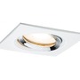 Koupelnová - P 92904 Zápustné svítidlo LED Nova IP65 hranaté 7W GU10 bílá / chrom 1ks výklopné - PAULMANN - foto 4