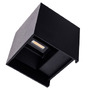 LED nástěnná svítidla Optonica - LED nástěnné svítidlo Black Body Square - foto 4