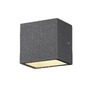 Nástěnná - LA 1002032 SITRA CUBE WL LED venkovní nástěnné a stropní nástavbové svítidlo, antracit, IP44, 3000K, 10W - BIG WHITE (SLV) - foto 4