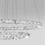 Kruhová - NV 7403001 Závěsné svítidlo CELINE chromovaný hliník a křišťál nastavitelné LED 40W 3000K IP20 - NOVA LUCE - foto 4