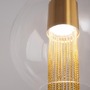 Koule - M P095PL-01BZ1 Závěsné svítidlo Flusso 12W průhledné sklo bronz kov - MAYTONI - foto 4