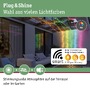 Dekorační - P 94643 Plug &amp; Shine LED světelný řetěz Yuna RGB 12,4m IP44 5W černá - PAULMANN - foto 4