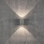 Nástěnná - NOR 49701010 Venkovní nástěnné svítidlo Canto 2 2x6W LED šedá čirá - NORDLUX - foto 4