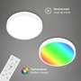 Kruhová - BRILO 3709-016 RGBW LED přisazené svítidlo pr. 38 cm, 22 W, 2900 lm, bílé - BRILO - foto 4