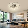 Dekorativní - GT 9073-605 Stropní svítidlo Schenna 80W 8000lm 3000K černý chrom - GeeTi - foto 4