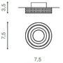 Kruhová - AZZ AZ1458 Eva Round (chrome) - AZZARDO - foto 4