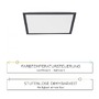 LED panely - LD 14755-18 FLAT LED panel svítidlo hranaté v černé s nastavitelou barvou světla a funkcí stmívání 2700-5000K - LEUCHTEN DIREKT / JUST LIGHT - foto 4