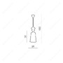 Dekorativní - AZZ AZ0307 Baroco 1 pendant (silver) - AZZARDO - foto 4