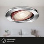 Kruhová - BRI 7147038 3ks LED vestavné svítidlo, pr. 8,6 cm, 5 W, chrom (starý kód: BRI 7147-038) - BRILONER - foto 4