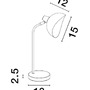 Stolní lampy dekorační - NV 9555808 Stolní lampa GEETI matná černá a zlatý kov E14 1x5W IP20 bez žárovky - NOVA LUCE - foto 4