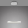 Kruhová - LD 15570-16 Kolekce Schöner Wohnen LED závěsné svítidlo QUILLO, bílá, kruhové, stmívatelné, Comfort Lift, SimplyDim, 3000K - JUST LIGHT - foto 4