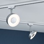 Svítidla - P 96895 URail LED lištový spot Circle základní sada 4x5,3W 2700K 230V matný chrom/chrom - PAULMANN - foto 4