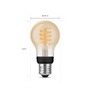 SmartHome Paul Neuhaus - PH 8719514301429 Hue Bluetooth LED White Ambiance filamentová žárovka Philips 8719514301429 E27 A60 7W 550lm 2200-4500K černá, stmívatelná - PHILIPS (929002477501) - foto 4