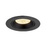 Kruhová - LA 1009888 NUMINOS® GIMBLE XL Stropní vestavné svítidlo, 3000 K, 55°, černá - BIG WHITE (SLV) - foto 4