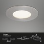 Kruhová - BRI 7282-032 3ks sada LED vestavné svítidlo, pr. 8,5 cm, 4,8 W, matný nikl - BRILONER - foto 4