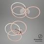 Kruhová - BRI 3090-012 LED rám 71,7 cm 40W 4400lm matný nikl - BRILONER - foto 4
