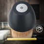 Stolní lampy dekorační - BRILO 7593014 Cera stolní lampa - 2,5W, 200lm, bezdrátová, IP44, LED, stmívatelná, teplá bílá, antracit/dřevo - BRILO - foto 4