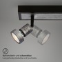 Bodová - BRI 2927-044 LED bodové svítidlo, 64 cm, 4x GU10, 4,9 W, 460 lm, antická stříbrná - BRILONER - foto 4