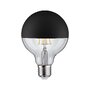 E27 - P 28676 LED Globe 6,5 W E27 zrcadlový svrchlík černá mat teplá bílá stmívatelné - PAULMANN - foto 4