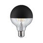 E27 - P 28676 LED Globe 6,5 W E27 zrcadlový svrchlík černá mat teplá bílá stmívatelné - PAULMANN - foto 4