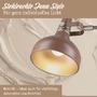 Stojací lampy - P 77069 Stojací svítidlo Juna Style E14 max. 20W nugátová kov - PAULMANN - foto 4