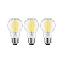 E27 - P 29220 Eco-Line Filament 230V LED žárovka E27 3ks-sada 5W 3000K čirá - PAULMANN - foto 4