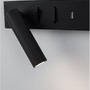 Bodová - NV 9533522 Nástěnné svítidlo VIDA "pravé" černý kov nastavitelné - vypínač na těle USB nabíjení LED Cree 230V 3000K osvětlení 5W čtecí lampička 1x3W IP20 - NOVA LUCE - foto 4