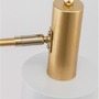Stolní lampy dekorační - NV 9426651 Stolní lampa PAZ zlatý kov bílé kovové stínidlo bílá základna E27 1x12W 230V IP20 bez žárovky - NOVA LUCE - foto 4