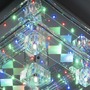 Hranatá - LD 51365-17 KEMAL2.0 LED stropní svítidlo KEMAL 2.0, křišťálové sklo, chrom, teplá bílá, dálkový ovladač RGB+3000K - LEUCHTEN DIREKT / JUST LIGHT - foto 4
