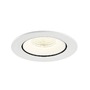 Kruhová - LA 1009755 NUMINOS® GIMBLE L Stropní vestavné svítidlo, 4000 K, 55°, IP20, kulaté, bílé - BIG WHITE (SLV) - foto 4