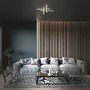 Dekorativní - BRILO 3677-045 LED nástěnné a stropní svítidlo, 47,5 cm, 14,4 W, 350 lm, černá - BRILO - foto 4
