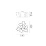Dekorativní - AR 0645020A Stropní svítidlo Logico MICRO 3x120° sklo 3x60W E14 - ARTEMIDE - foto 4