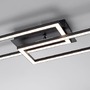 Hranatá - LD 14691-18 IVEN LED stropní svítidlo ploché čená teplá bílá 3 krokové stmívání 3000K - LEUCHTEN DIREKT / JUST LIGHT - foto 4