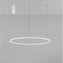 Kruhová - NV 9345604 Závěsné svítidlo TARQUIN bílý hliník a akryl LED 48W 230V 3000K IP20 stmívatelné - NOVA LUCE - foto 4