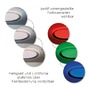 Kruhová - LD 14659-18 DISC LED stropní svítidlo kruhové černé s funkcí změny barev Smart Home MEDION RGB+3000-5000K - LEUCHTEN DIREKT / JUST LIGHT - foto 4