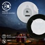 Koupelnová - BRILO 3806015 Aurora LED nástěnné svítidlo nabíjecí, IP54, stmívatelné, dotykový vypínač, černé - BRILO - foto 4