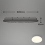 Kruhová - BRILO 3897016 LED stropní svítidlo s čidlem, 26 cm, 12W, 1190lm, bílé - BRILONER - foto 4