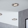 Kruhová - BRI 7225-032 3ks sada LED vestavné svítidlo, pr. 8,6 cm, 3 W, matný nikl - BRILONER - foto 4