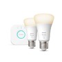 SmartHome Paul Neuhaus - PH 8719514289116 Hue Bluetooth LED White set 2ks žárovek Philips + Hue Bridge můstek 8719514289116 E27 A60 10W 1055lm 2700K stmívatelné - PHILIPS (929002469201) - foto 4
