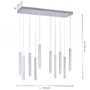 Vícečetná - LD 15206-95 BRUNO LED závěsné svítidlo, bílé, teplá bílá, IP20, do interiéru 3000K - LEUCHTEN DIREKT / JUST LIGHT - foto 4