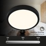 Kruhová - BRILO 3704-015 CCT LED přisazené svítidlo pr. 38 cm, 22 W, 2900 lm, černá - BRILO - foto 4