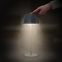 Stolní lampy dekorační - BRILO 7553015 Nabíjecí stolní lampa Riffle - 36,5 cm, 2W, 200lm, IP44, bezdrátová, LED, stmívatelná, dotykový vypínač, antracit - BRILO - foto 4