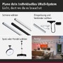 Svítidla - P 95690 URail lištový spot Smart Home Zigbee 3.0 Hildor RGBW 7,5W RGBW+ stmívatelné 230V černá mat - PAULMANN - foto 4