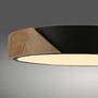 Kruhová - LD 14288-18 BILA LED stropní svítidlo kruhové černá s dekorem dřeva nadčasový design 3000K - JUST LIGHT - foto 4